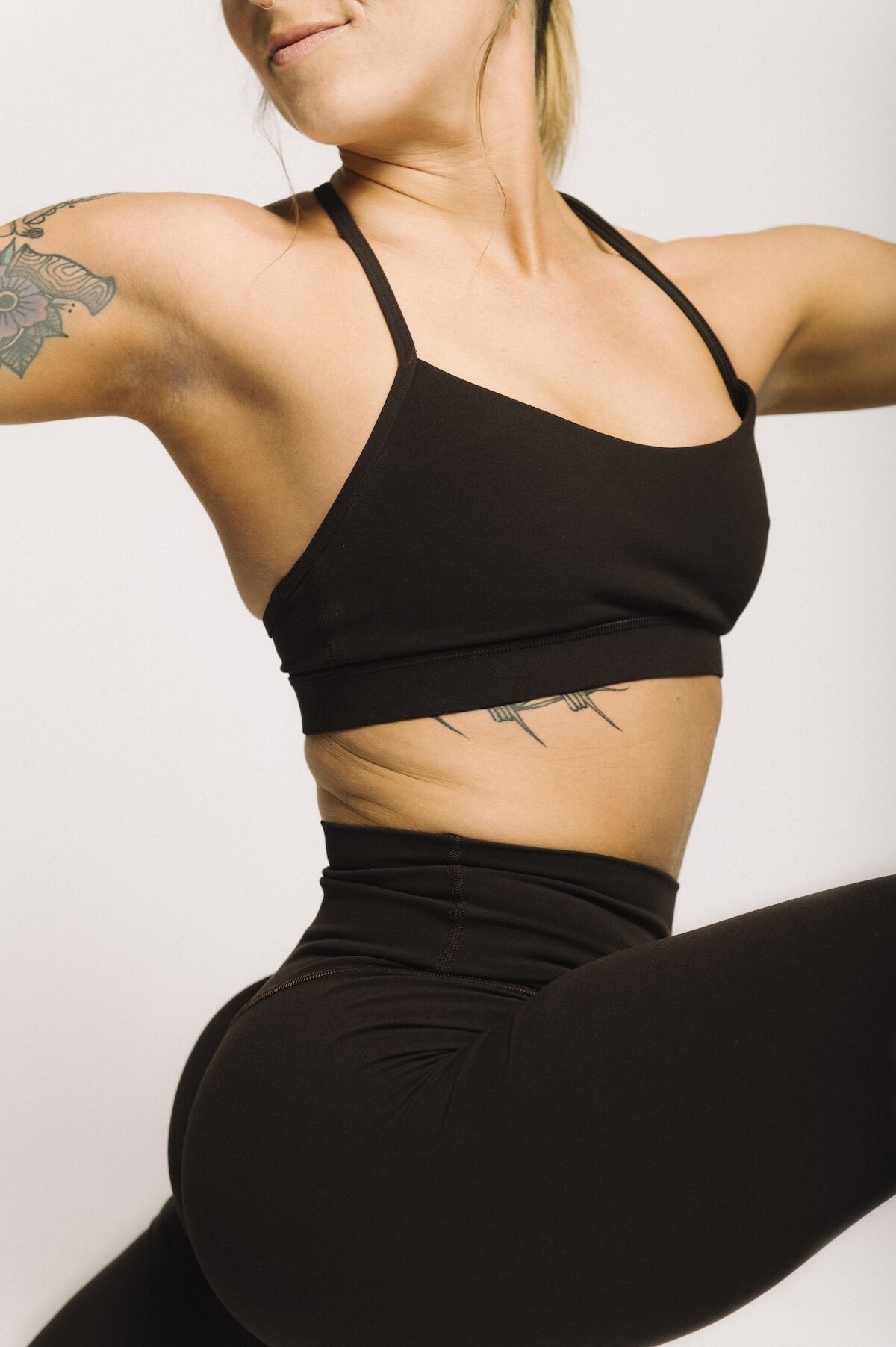 Core-focused movement in the core vinyasa class