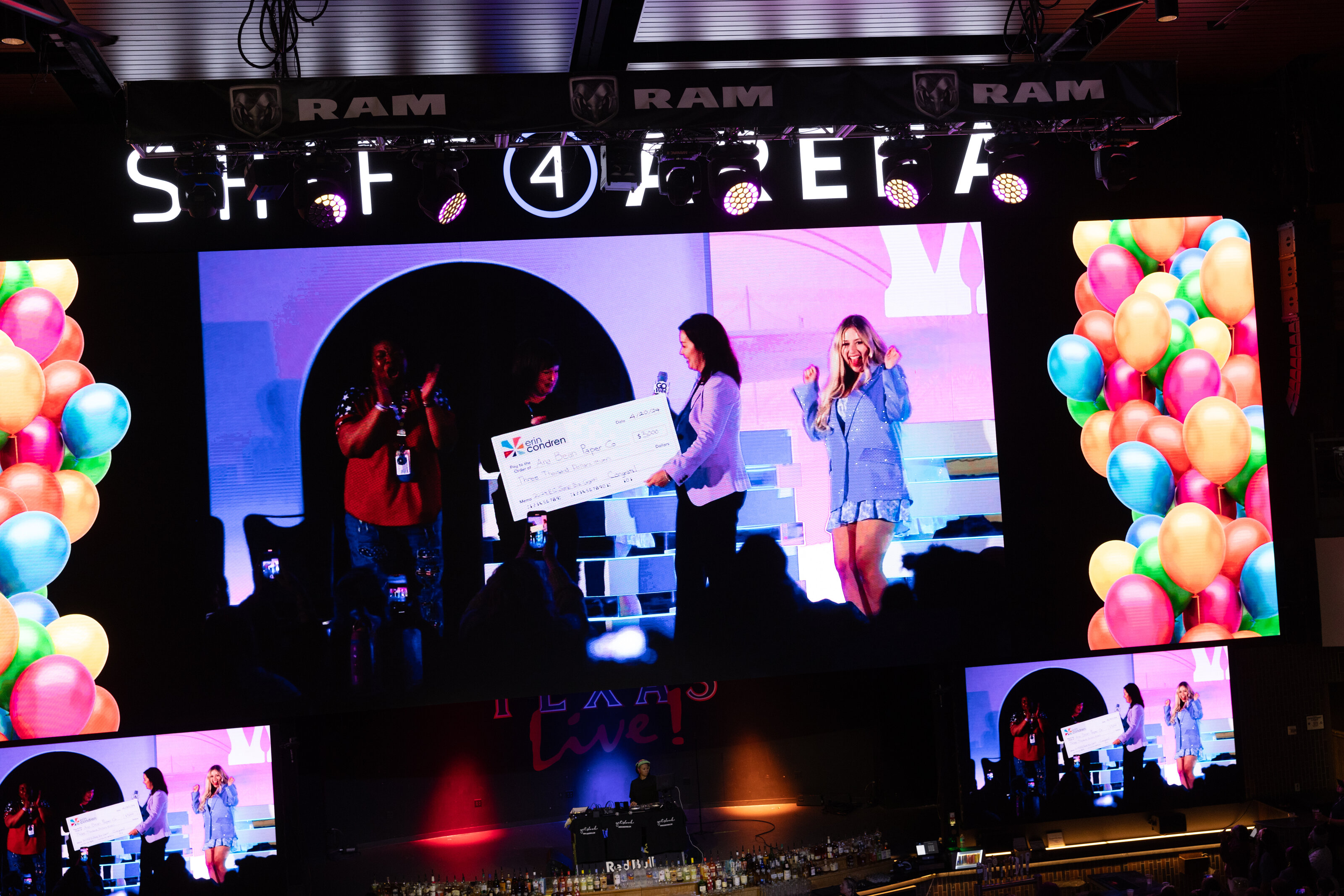Awards night on a first-class stage
