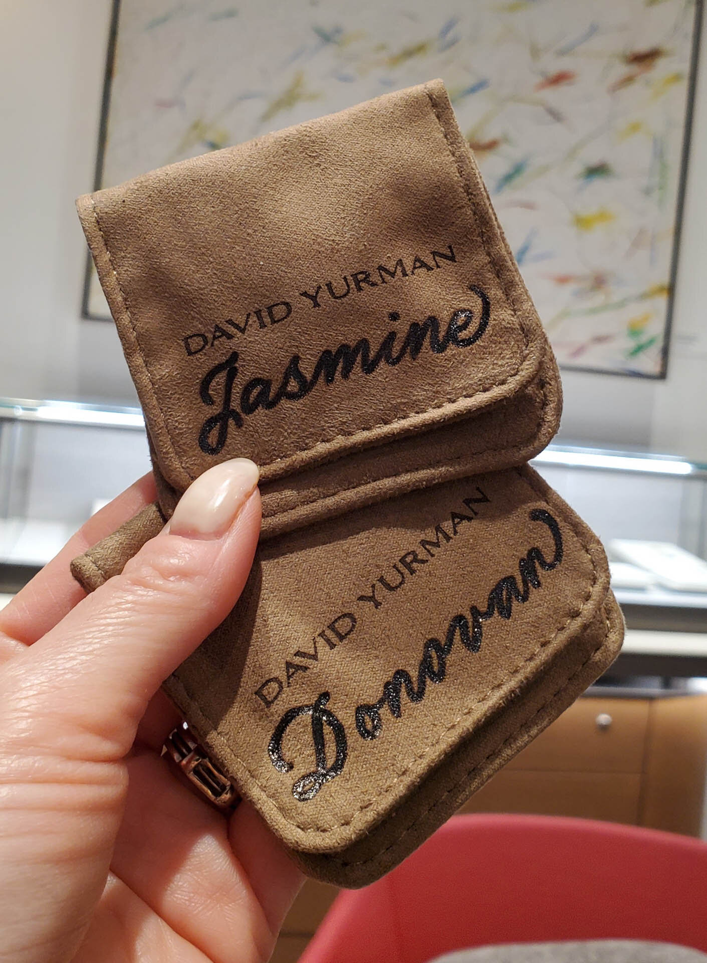 David yurman personalized pouch pyrography ohio