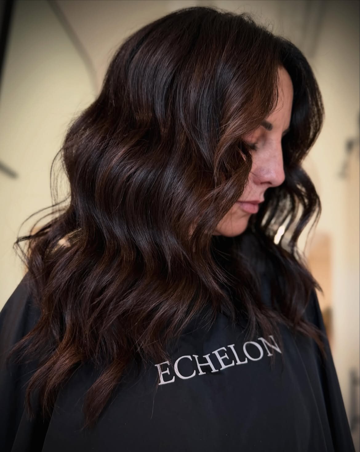 Brunette hair color at Echelon Salon, Eagle, Idaho
