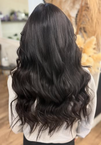 Hair colour and extensions, after