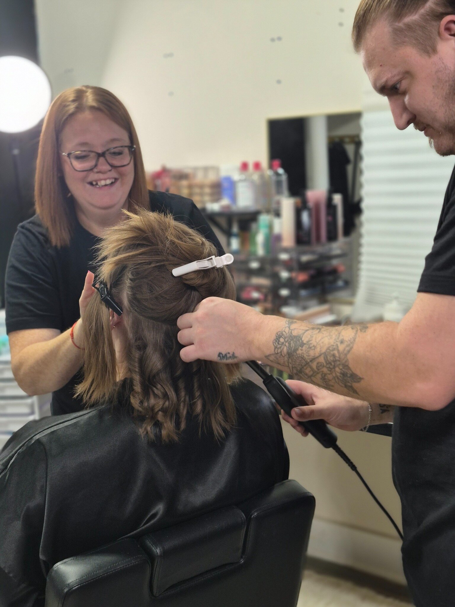 Hair and makeup