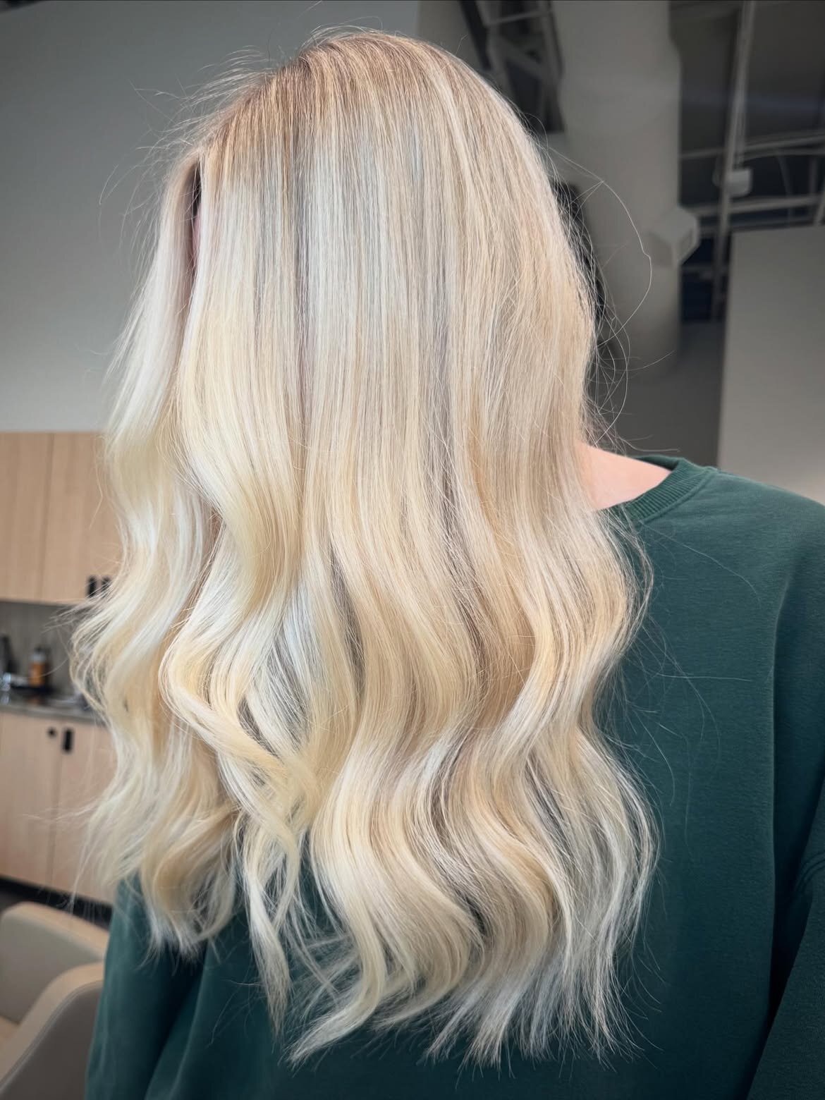 Custom blonde hair color at Echelon Salon in Eagle, Idaho