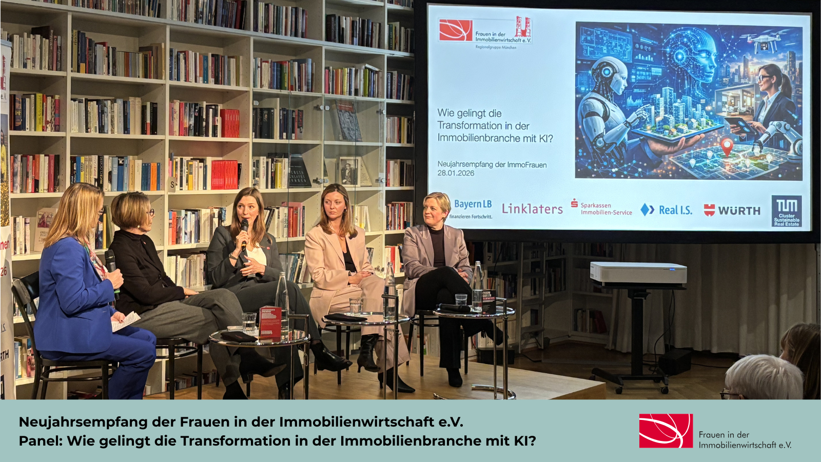 Frauen in der Immobilienwirtschaft – Panel Wie gelingt die Transformation in der Immobilienbranche mit KI