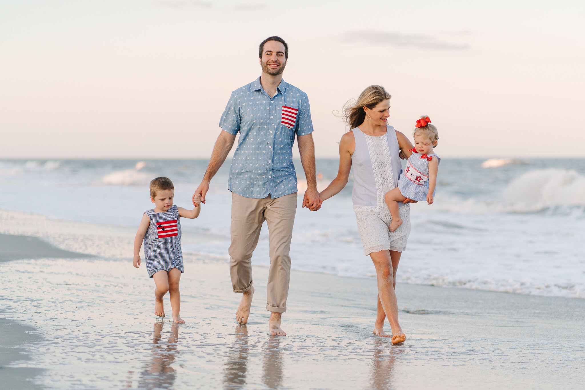 Family beach portrait session in Myrtle Beach SC