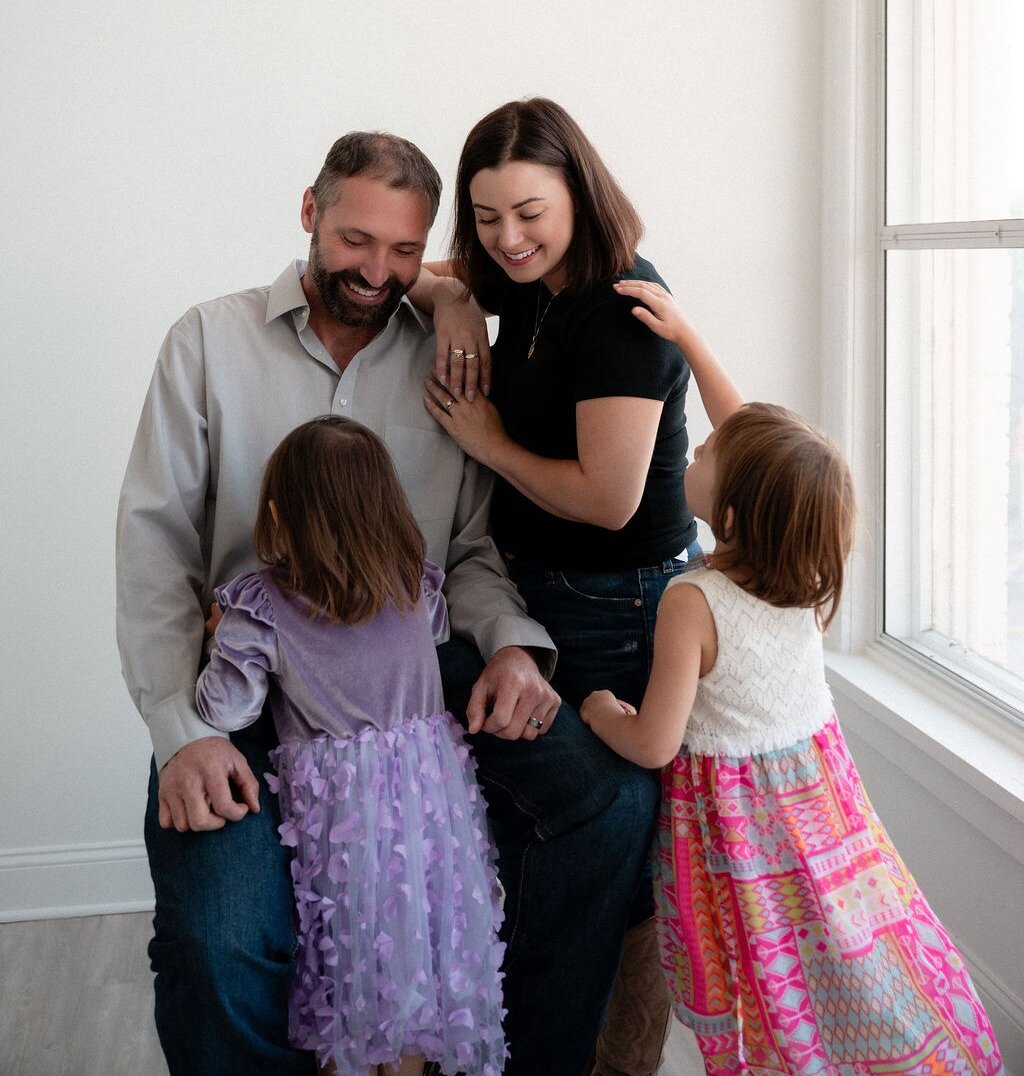 Daniel Bendickson with his family