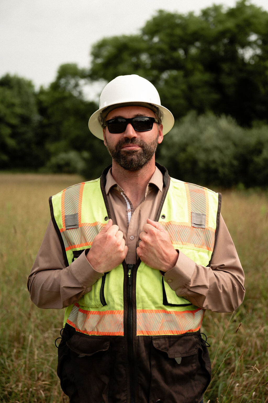 Daniel Bendickson on a jobsite
